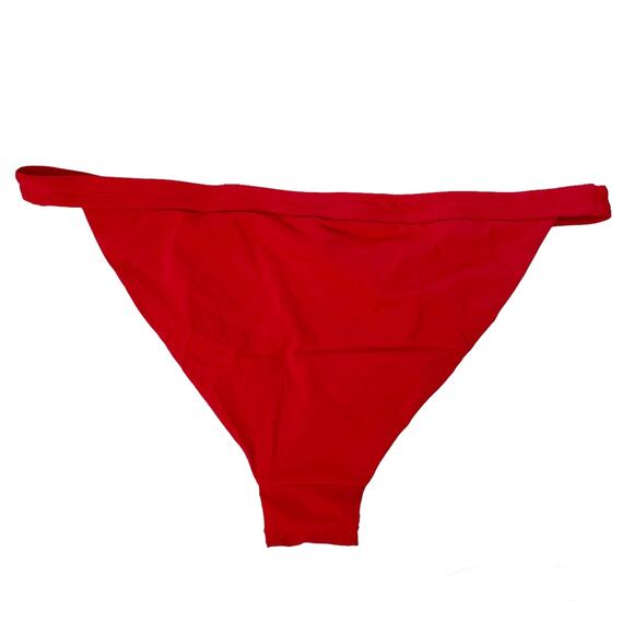 Andie Bikini Bottoms Womens XXXL Cherry Red The Banded Cheeky Swimwear New NWT - Picture 2 of 3